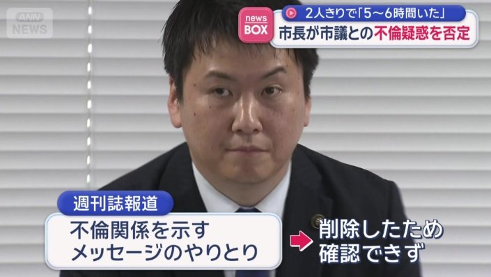 不倫関係を示すメッセージのやり取りは削除