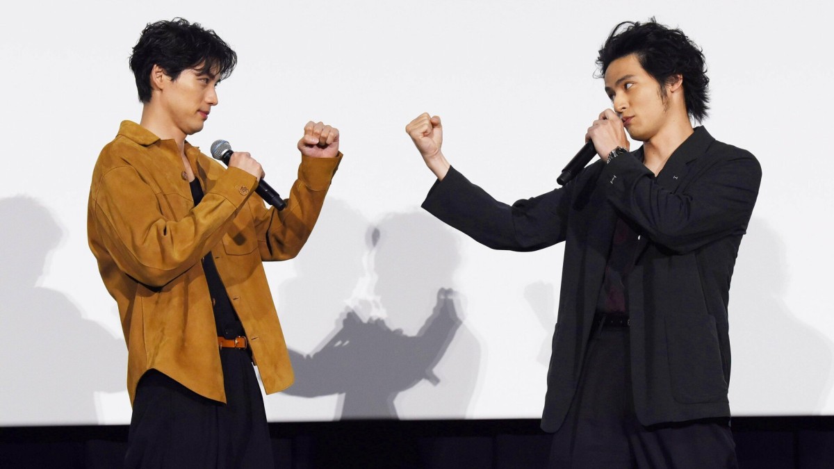 水上恒司＆福士蒼汰、壮絶アクションの裏話披露「おでこにヘッドバットを入れてしまいました」