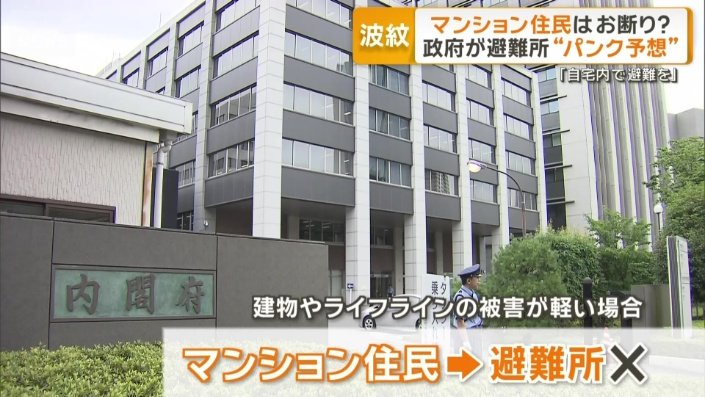 在宅避難するためのマニュアルを整理する方針