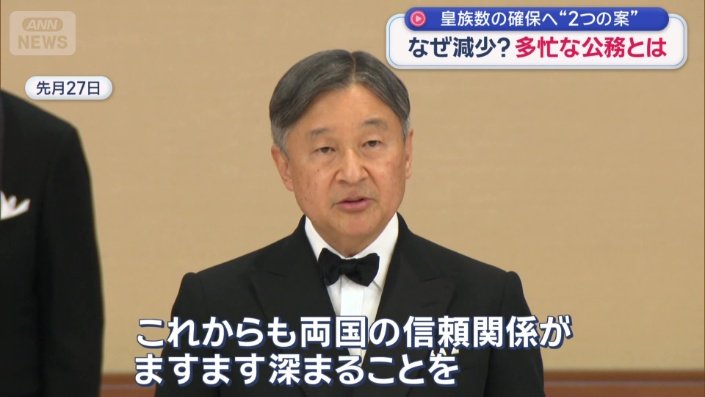 皇族方が担われている公務