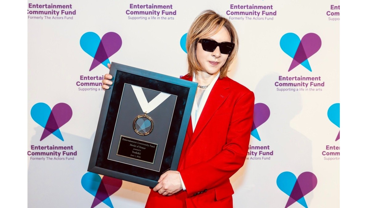 YOSHIKI、日本人アーティストとして初「Medal of Honor」受賞
