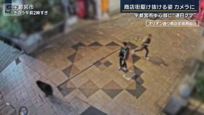 防犯カメラの映像