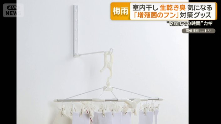 壁用物干ハンガー