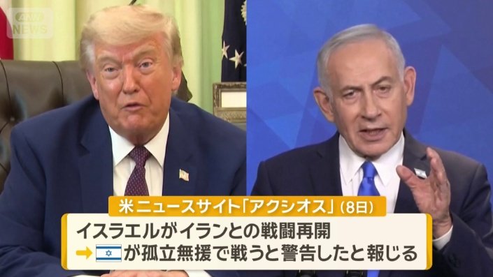 イスラエルに警告