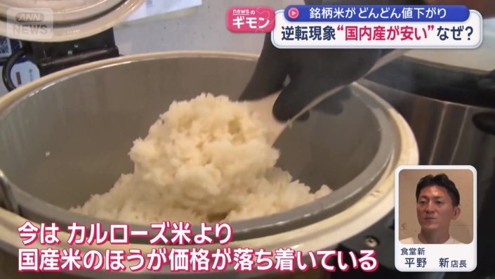 国産米のほうが価格が安定