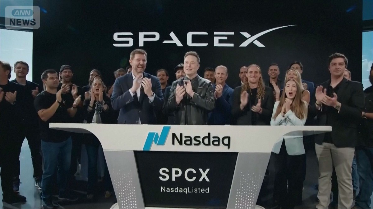 地球の限界を『宇宙空間で解決』スペースX上場“12兆円調達”マスク氏の野望は