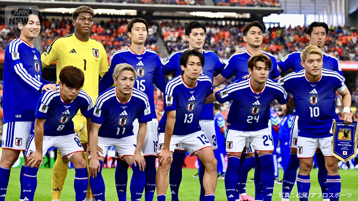 日本代表イレブン (2026年6月15日)