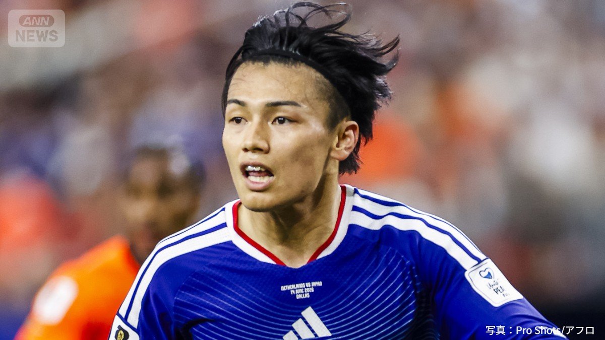 上田綺世（15日オランダ戦）
