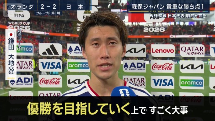 「チームのキャラクターを示している」