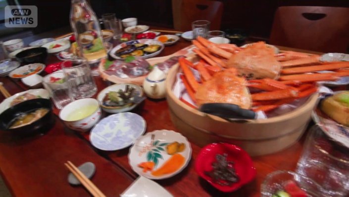 みんなで準備した夕食