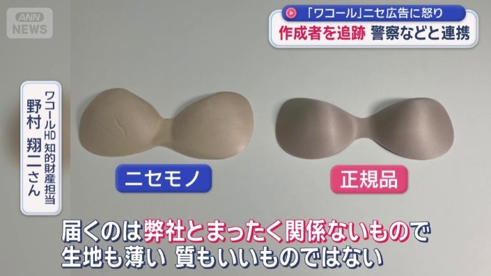 ニセモノと正規品