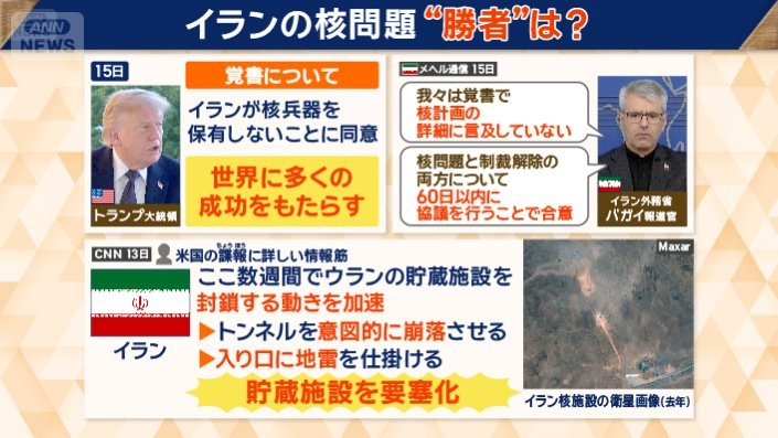 核問題は難航か