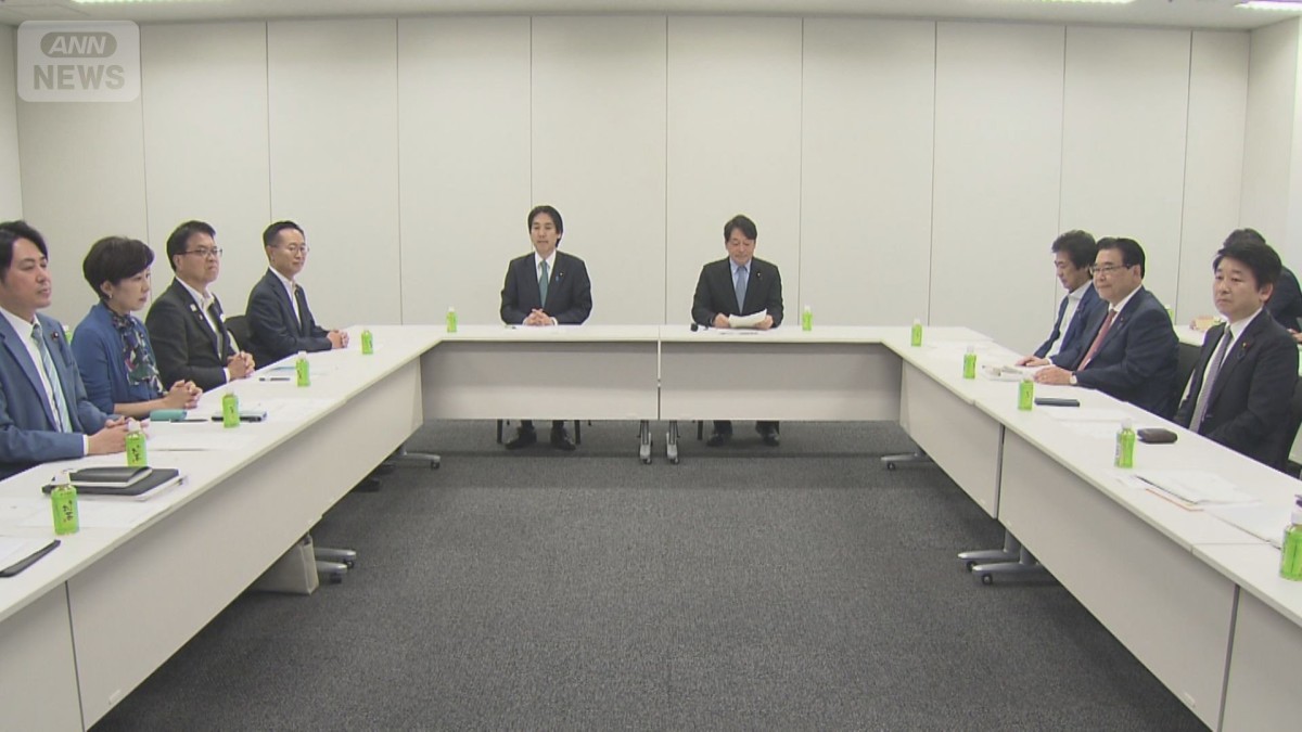 自民・給付で“実質0％”主張「食料品消費税1％」案を提示　野党は反発