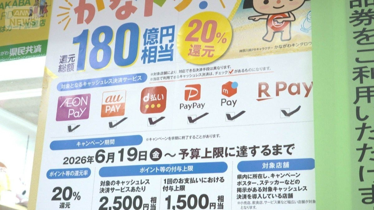 神奈川県が伝説キャンペーン復活 ポイント総額180億円分を消費者に還元 県外の人もOK