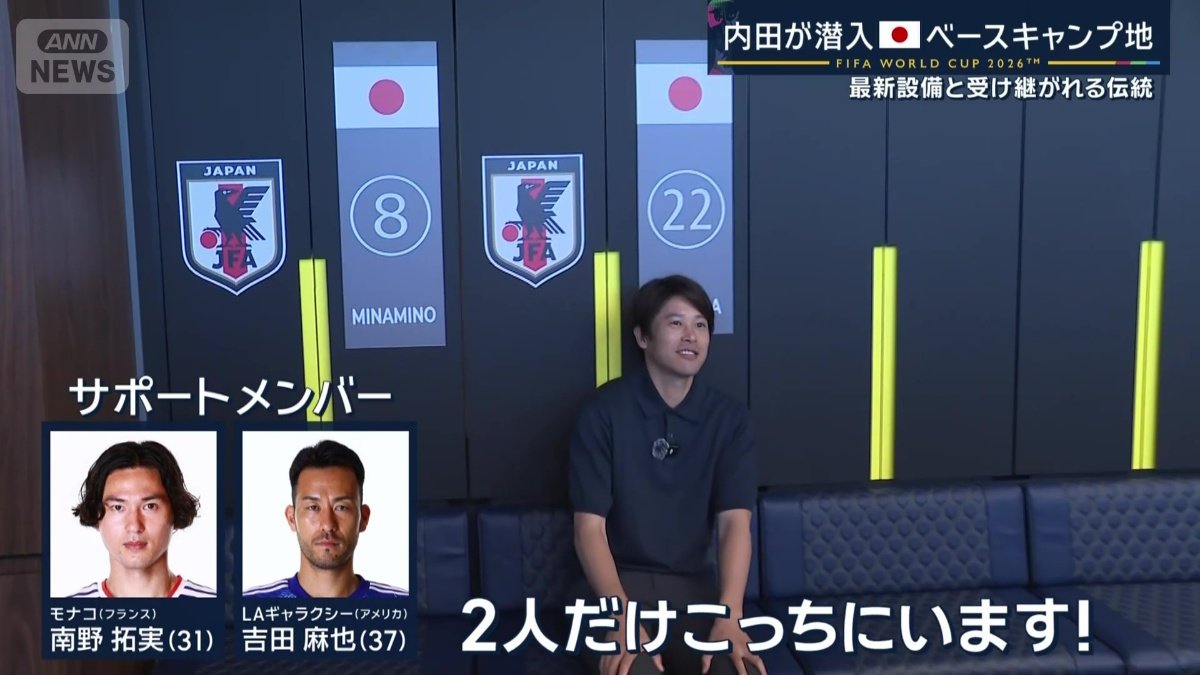 吉田麻也が寒くないように…」内田篤人が明かす、W杯日本代表キャンプで