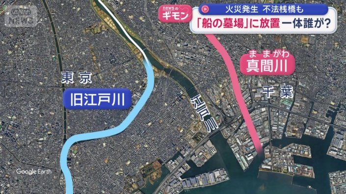 千葉県西部を流れる「真間川」