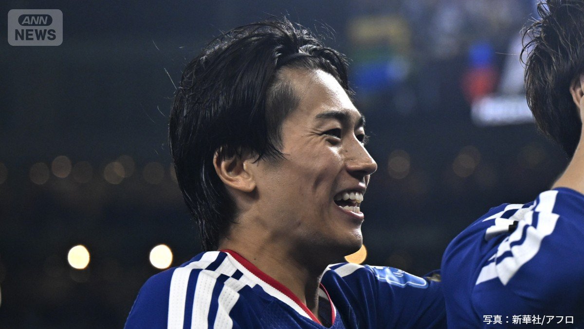 中村敬斗(21日チュニジア戦)