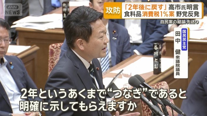 国民民主党　田中健衆議院議員