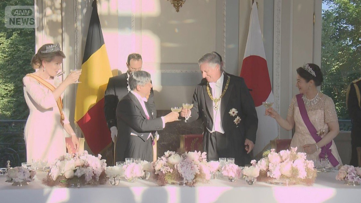 ベルギー国王夫妻主催の晩餐会