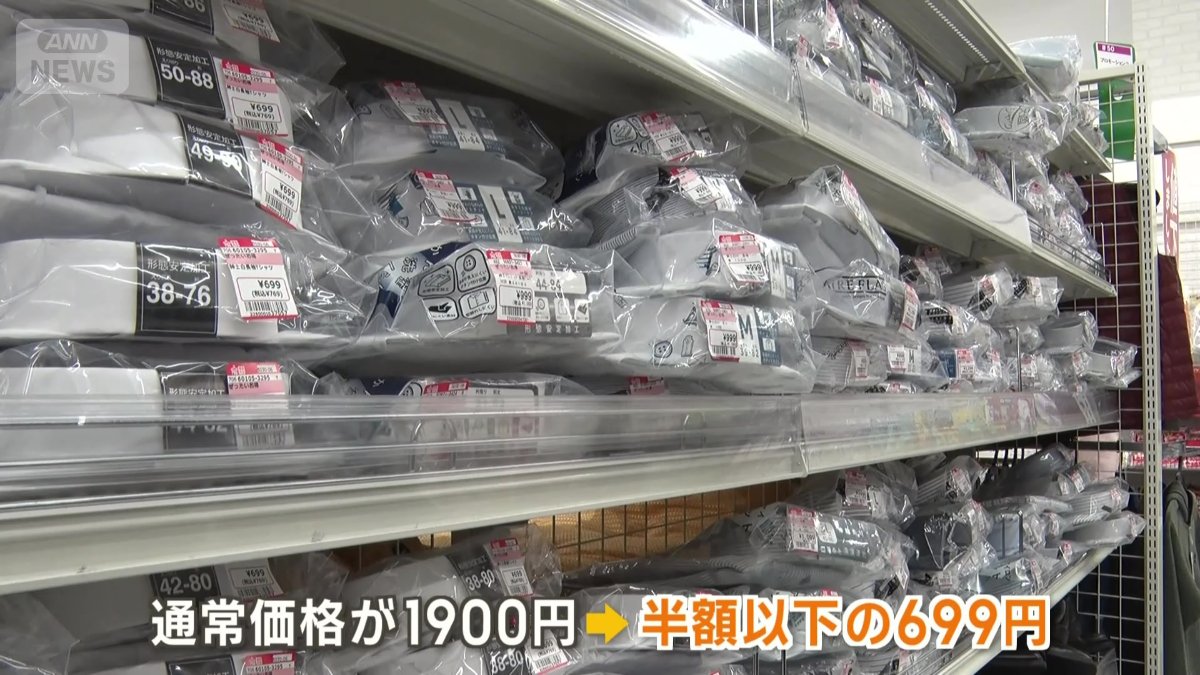 通常価格1900円が半額以下699円のワイシャツ