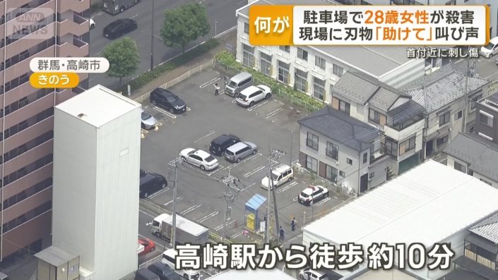 高崎駅から歩いておよそ10分のコインパーキング