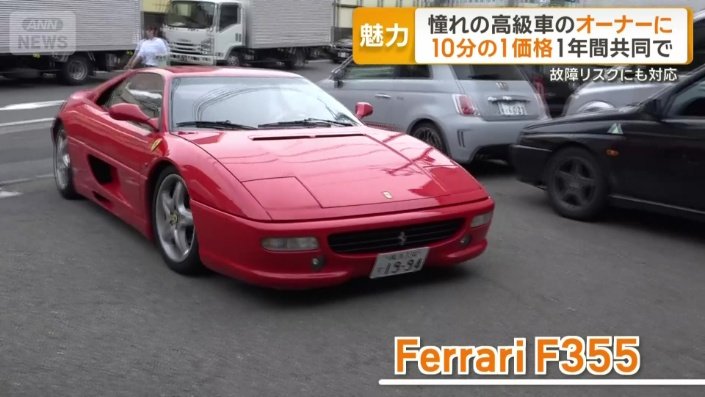真っ赤なフェラーリ