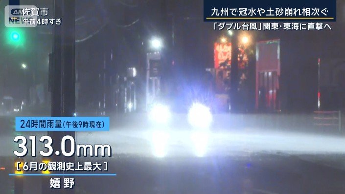 記録的な大雨