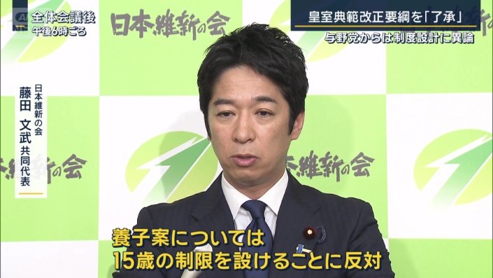 日本維新の会　藤田文武共同代表