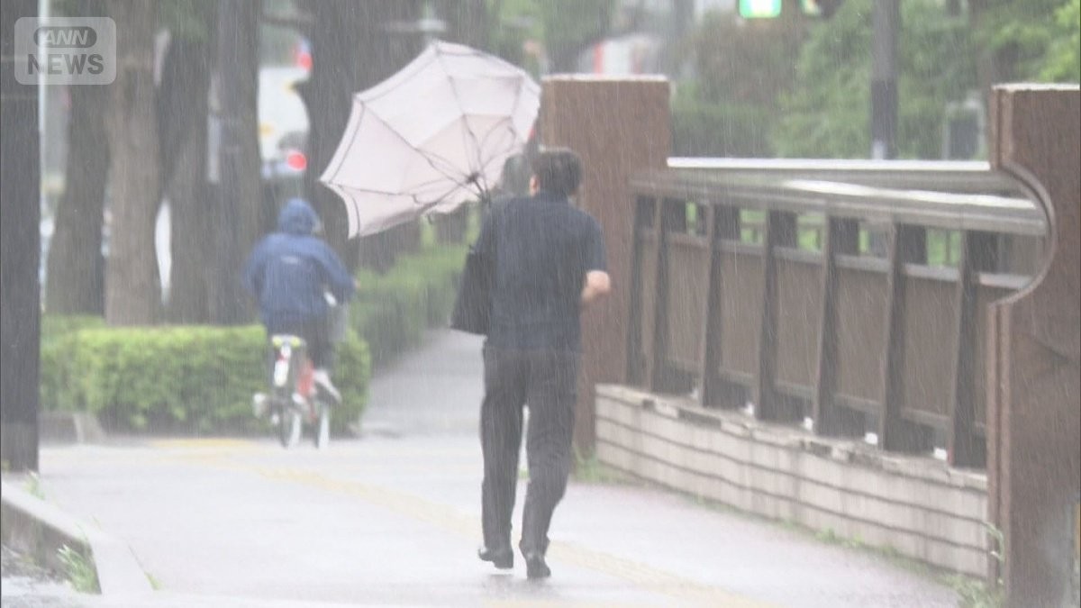 “ダブル台風”直撃　あす東京は「2度大雨」