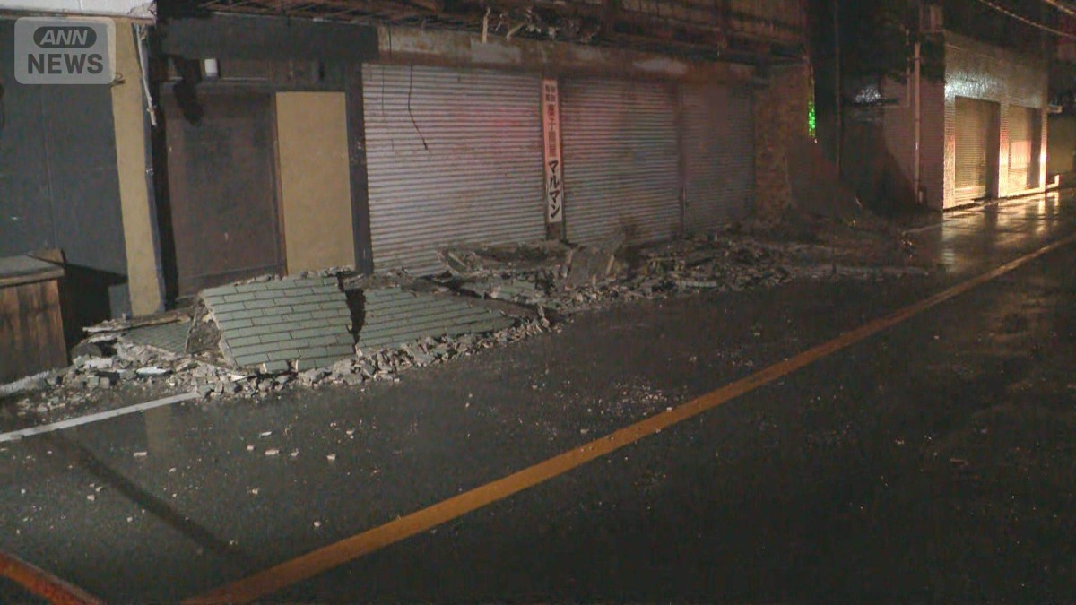 山梨県で震度6弱　この地域「約100年ぶり」　家屋の壁崩れや通行止め