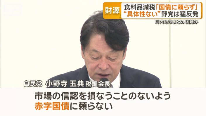 財源確保の具体的内容なし