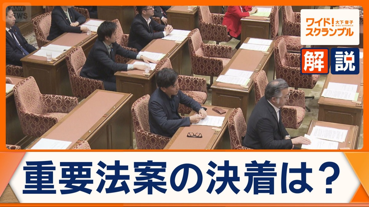 国会終盤で与野党対立　重要法案「議員定数削減」などが決着しない可能性　野党は衆参両院で審議拒否