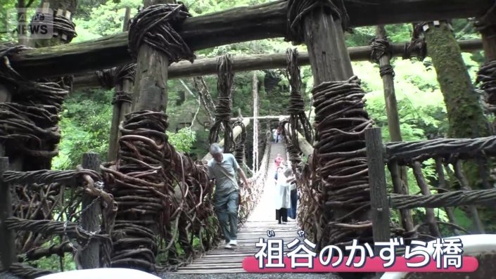 祖谷のかずら橋