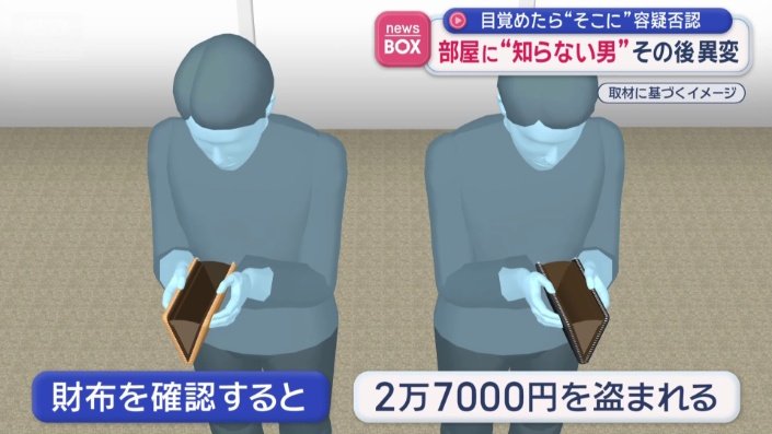 合わせて2万7000円を盗まれる