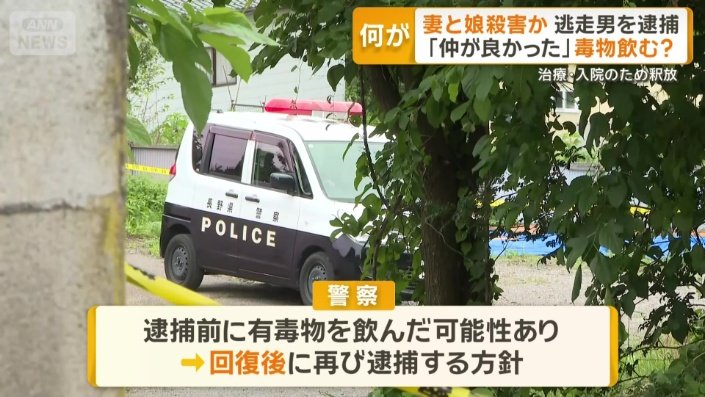 回復後に再び逮捕する方針