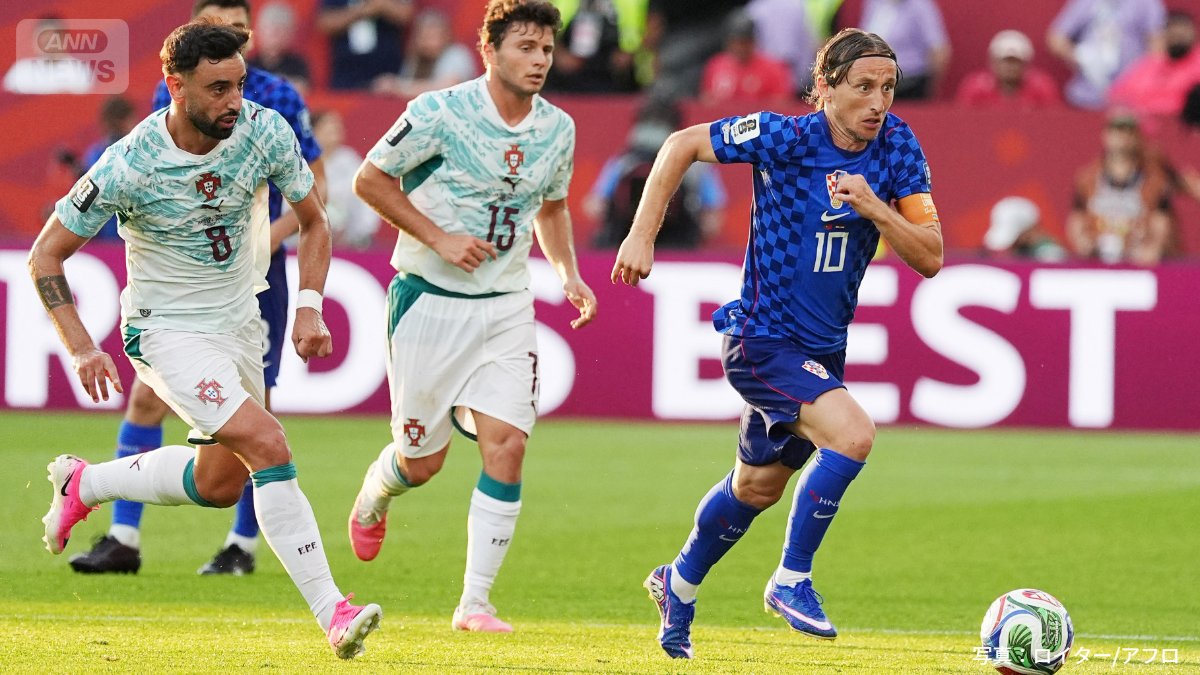 W杯】亡くなったチームメイトに捧げる ロナウドがモドリッチとの