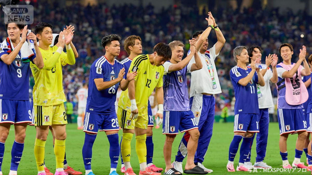 決勝T進出を決めた日本代表(6月26日)