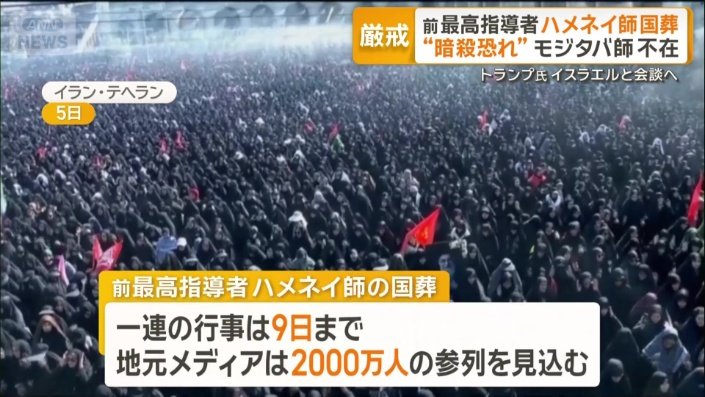 行事は9日まで、2000万人の参列を見込む