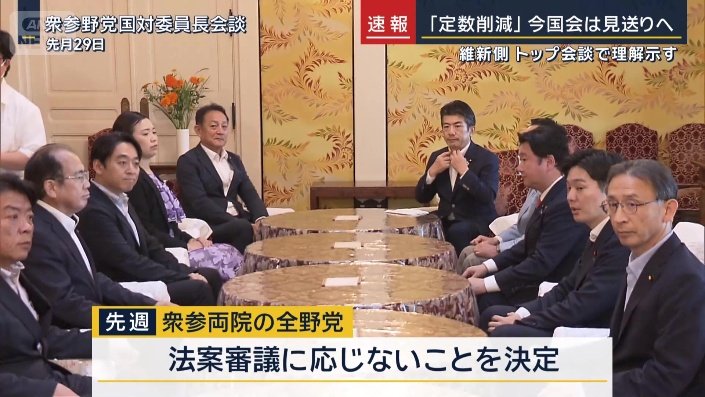 衆参両院の全野党