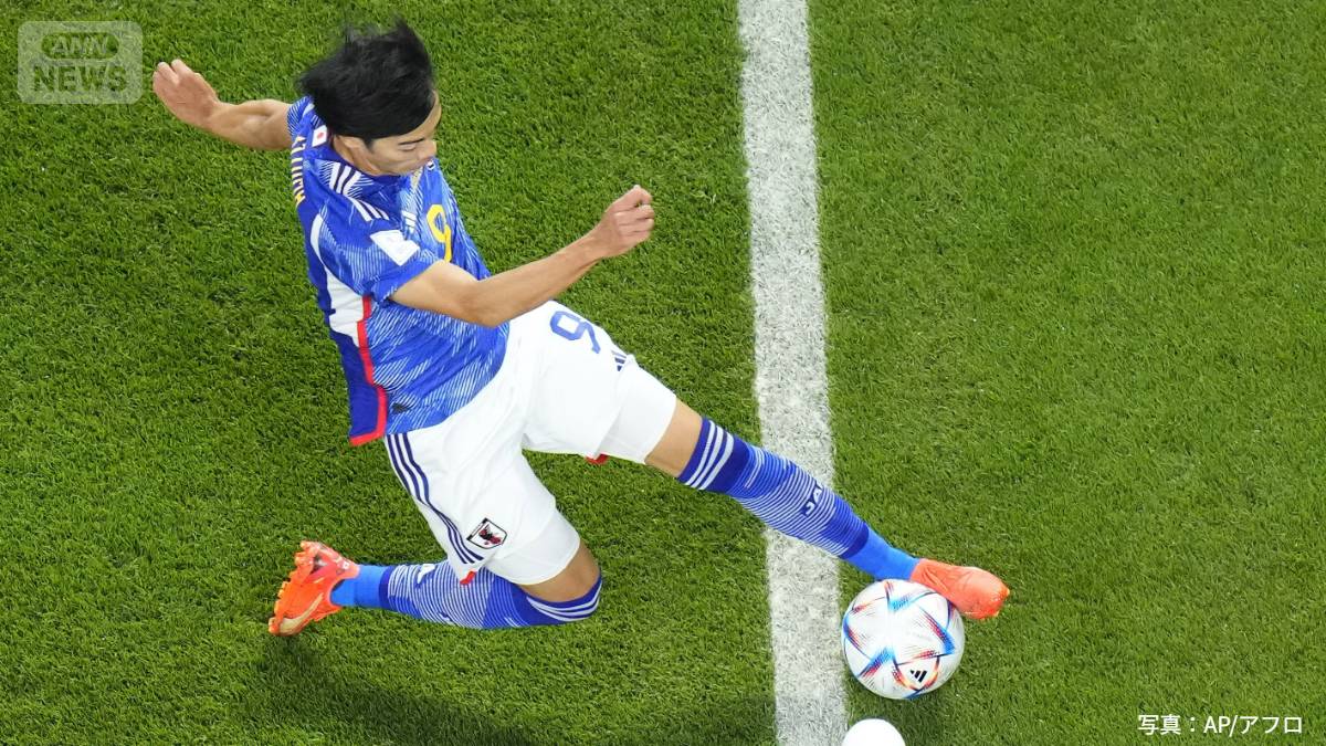 話題になった“三笘の1ミリ”(スペイン対日本・2022年)
