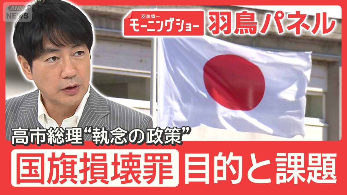 『国旗損壊罪』なぜ今？どんな行為が処罰対象に？海外では『表現の自由』と矛盾も