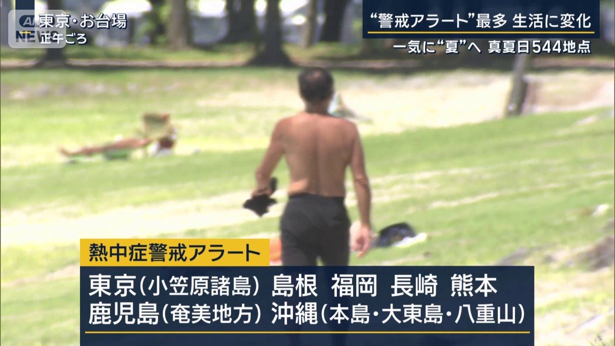 熱中症警戒アラート