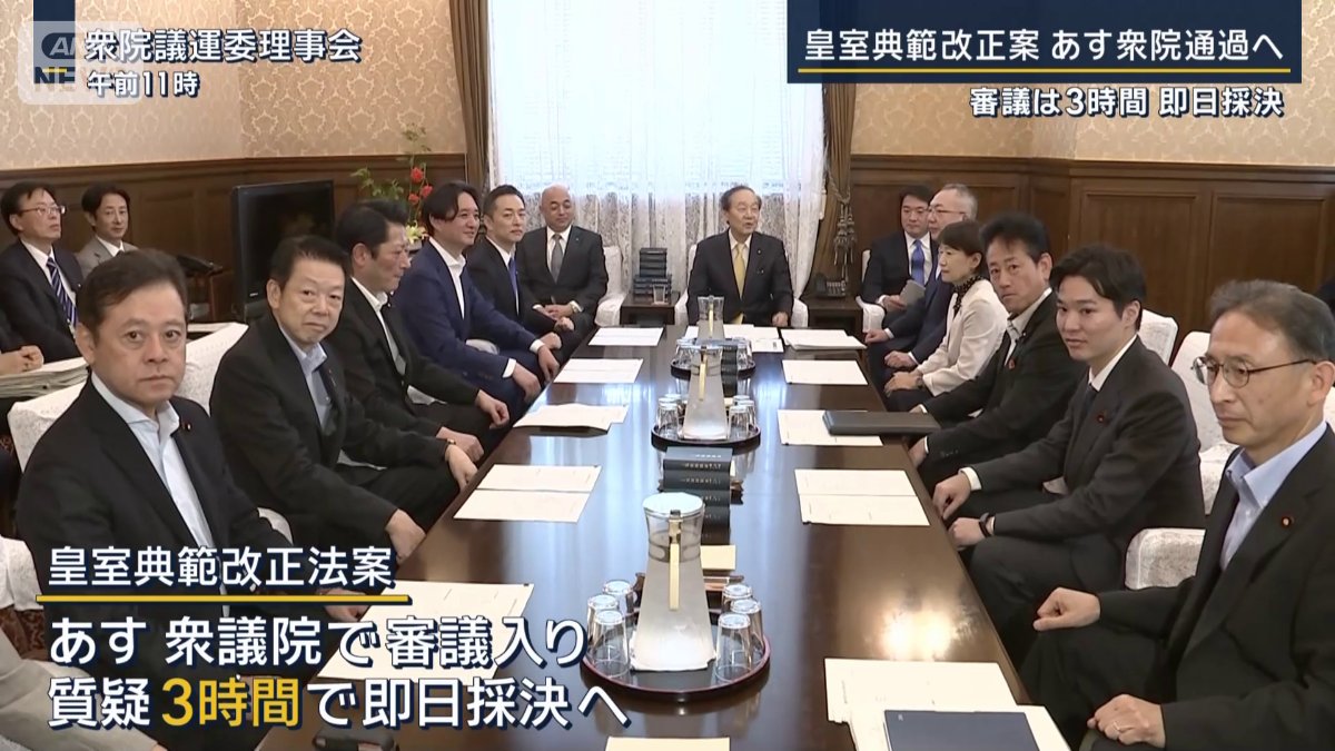 皇室典範改正法案