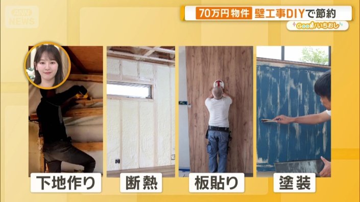 「下地作り」から「塗装」まで…壁もDIY