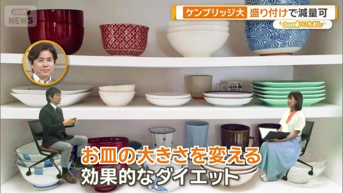 「お皿の大きさを変える」