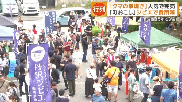 ジビエ販売量は5年間で約3倍に増加
