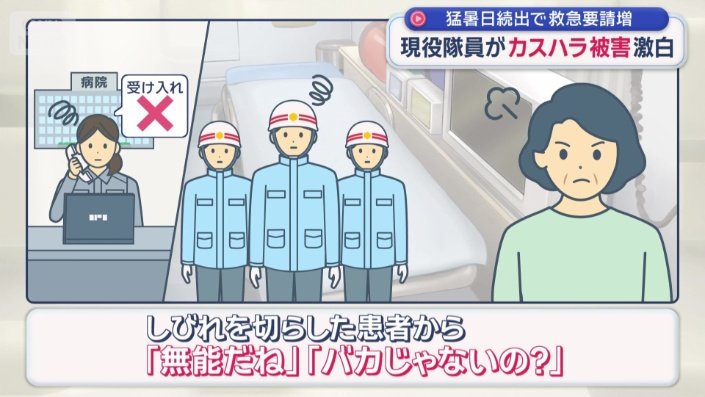 隊員に“言葉の暴力”