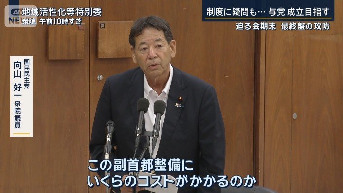 国民民主党　向山好一衆院議員