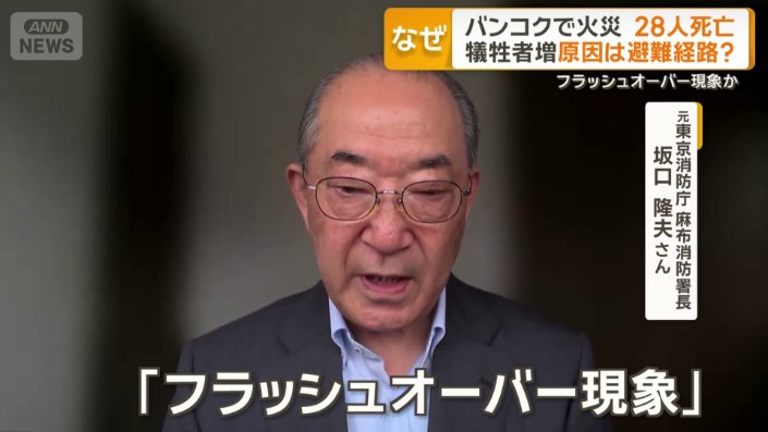 フラッシュオーバー現象か