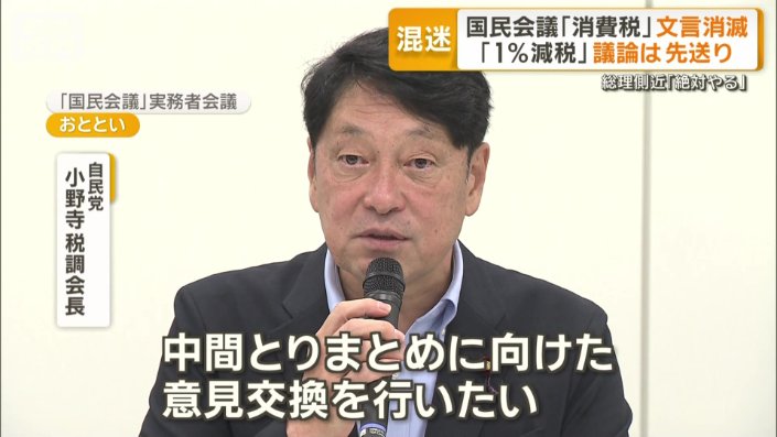 自民党　小野寺税調会長